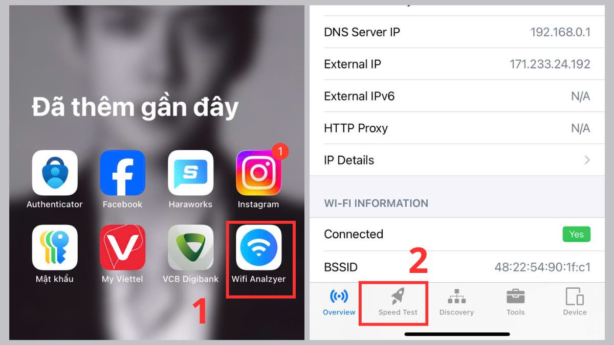 cách kiểm tra tốc độ mạng trên điện thoại wifi analyzer
