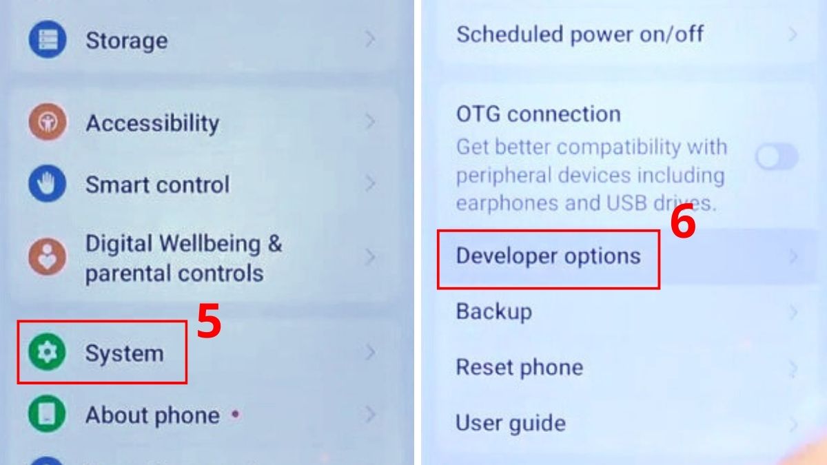 xóa ứng dụng trên Realme