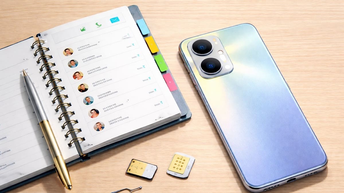 cách lưu số điện thoại vào sim trên realme