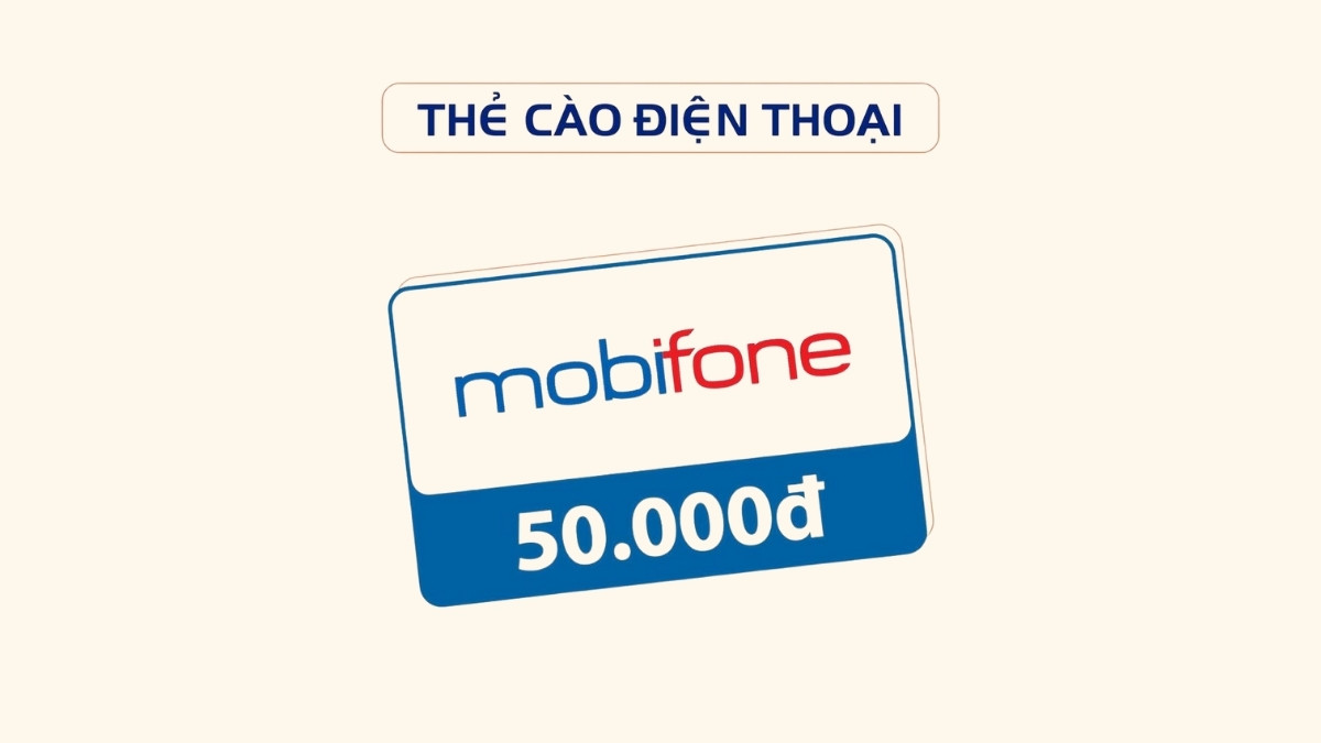mua ngày sử dụng MobiFone qua nạp thẻ
