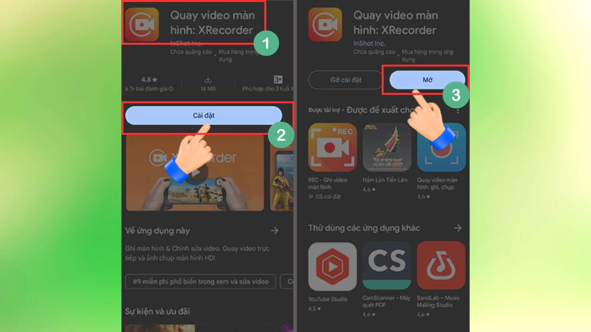 cách quay màn hình Samsung