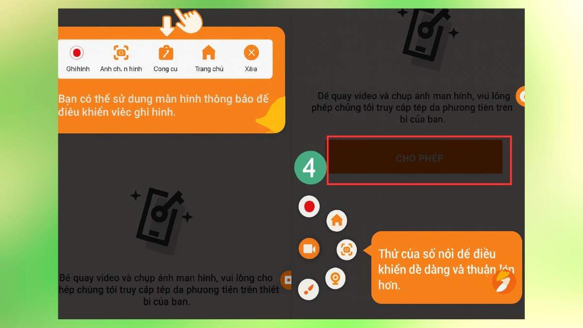 cách quay màn hình ở samsung