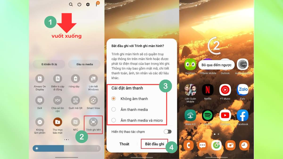ghi lại màn hình