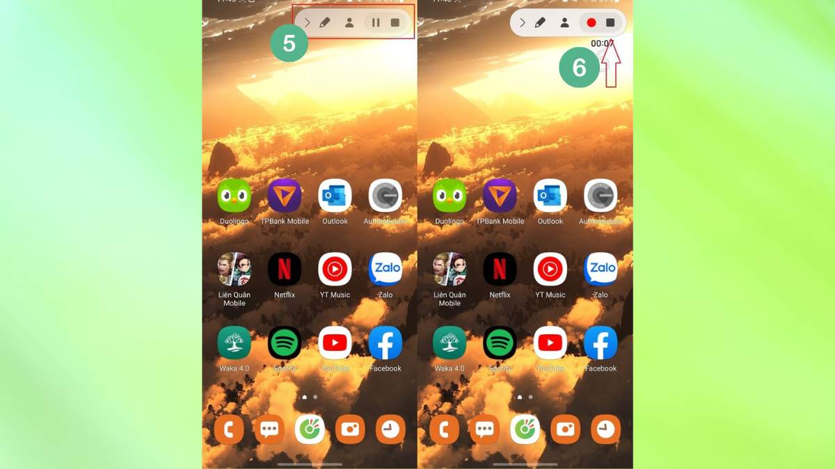 quay màn hình điện thoại