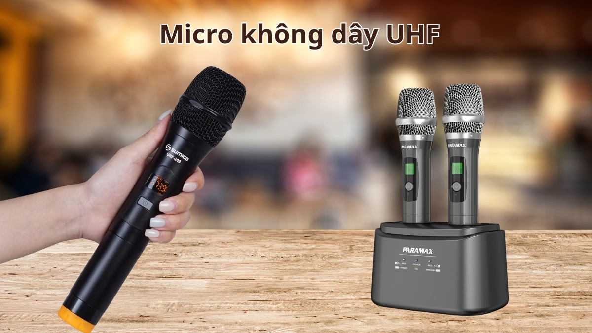 cách reset micro không dây uhf