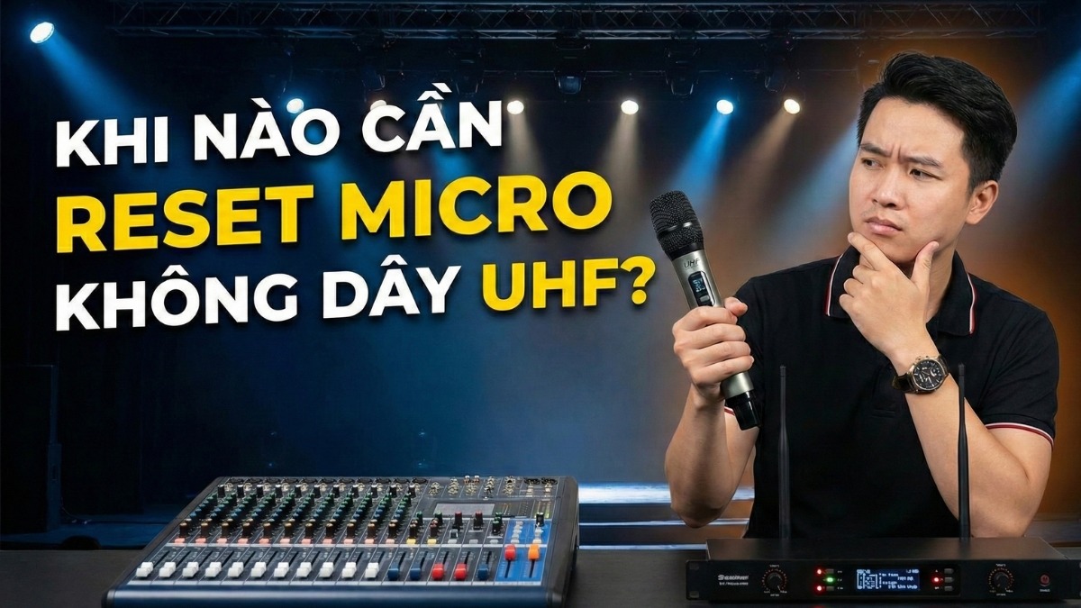 reset micro không dây uhf