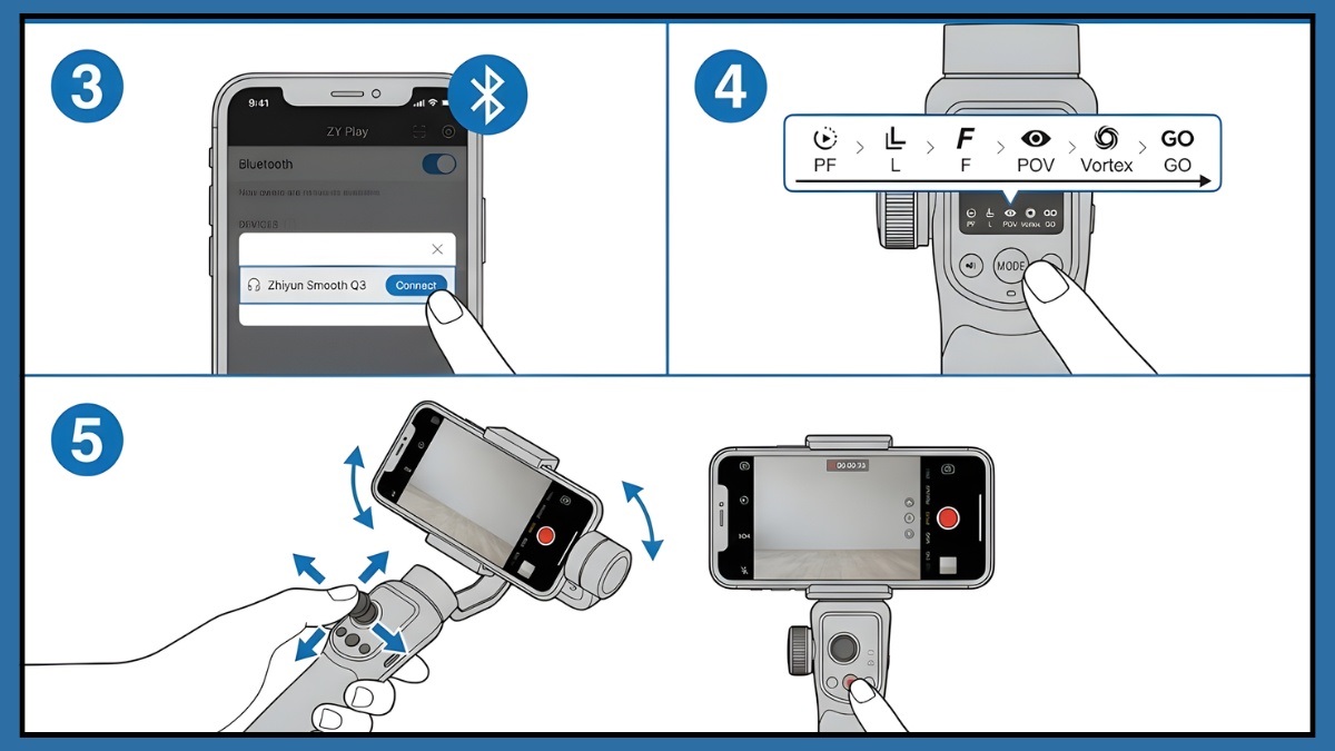 quay video bằng gimbal