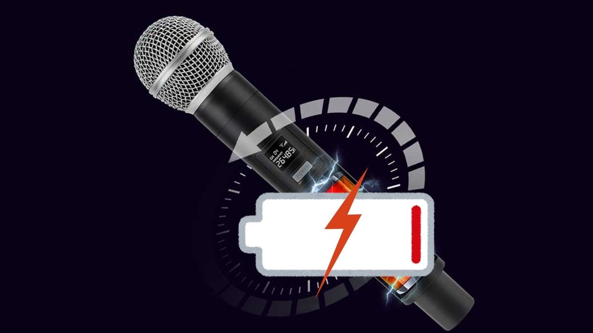 sửa micro không dây mất nguồn