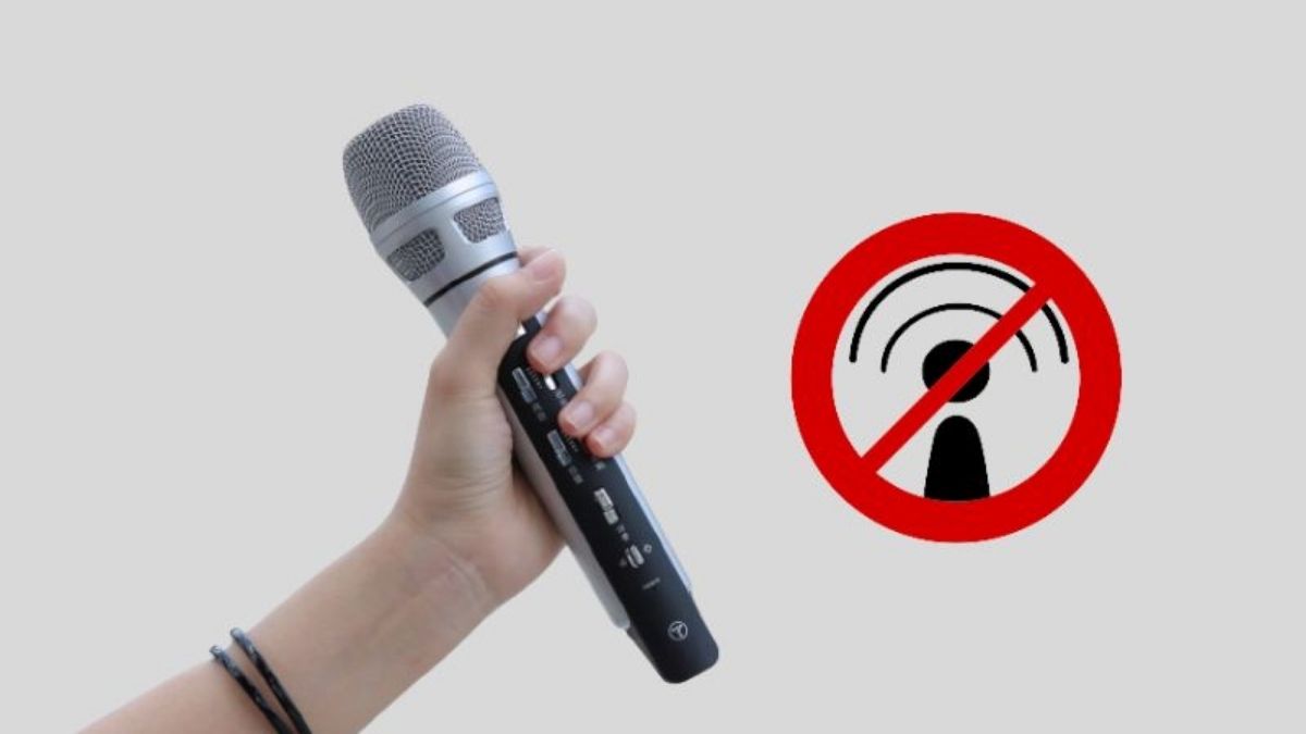 sửa chữa micro không dây mất nguồn