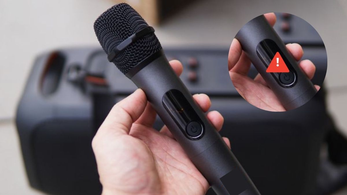 micro không dây mất nguồn