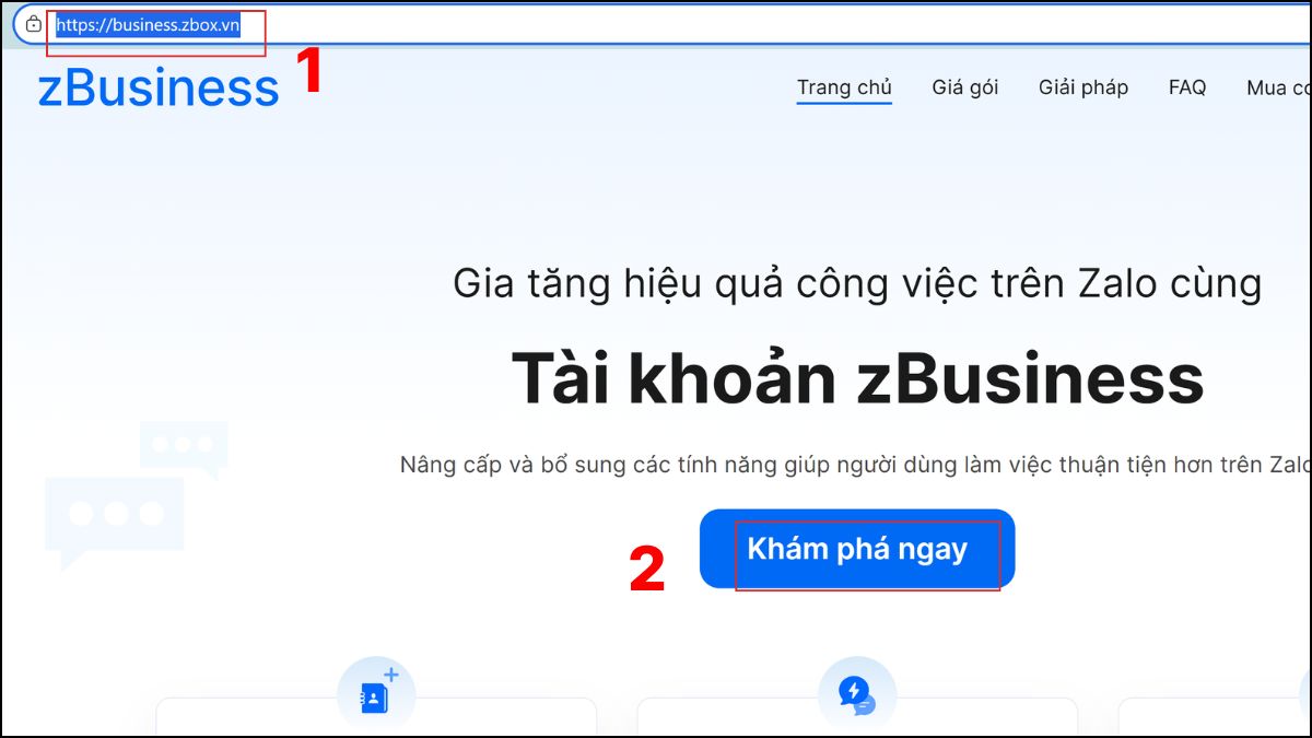 cách tạo tài khoản zalo business