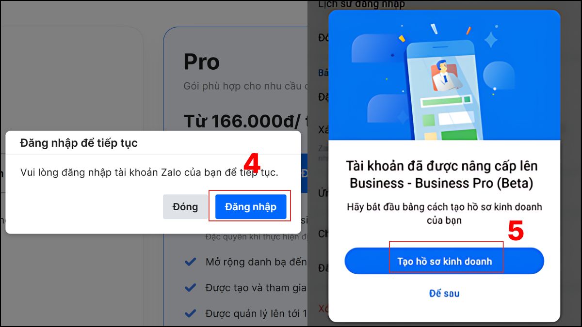 đăng nhập tài khoản zalo