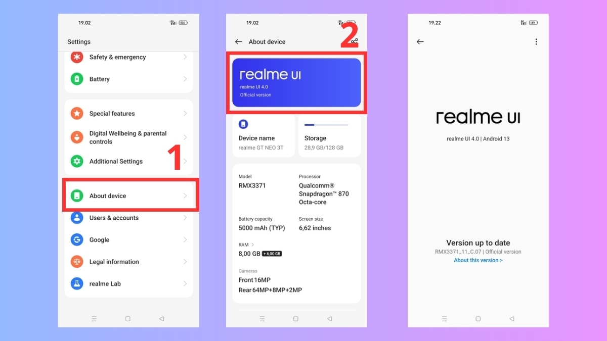 nâng cấp điện thoại realme