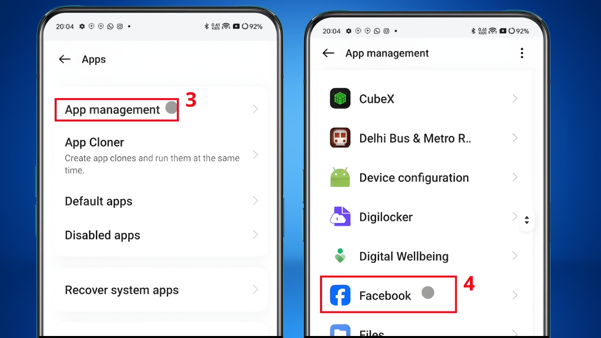 tắt app chạy ngầm trên realme