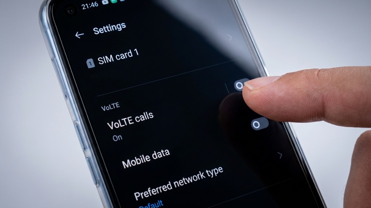 tắt volte trên realme