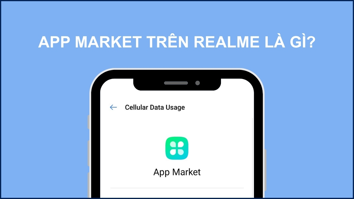 cách xóa app market trên realme