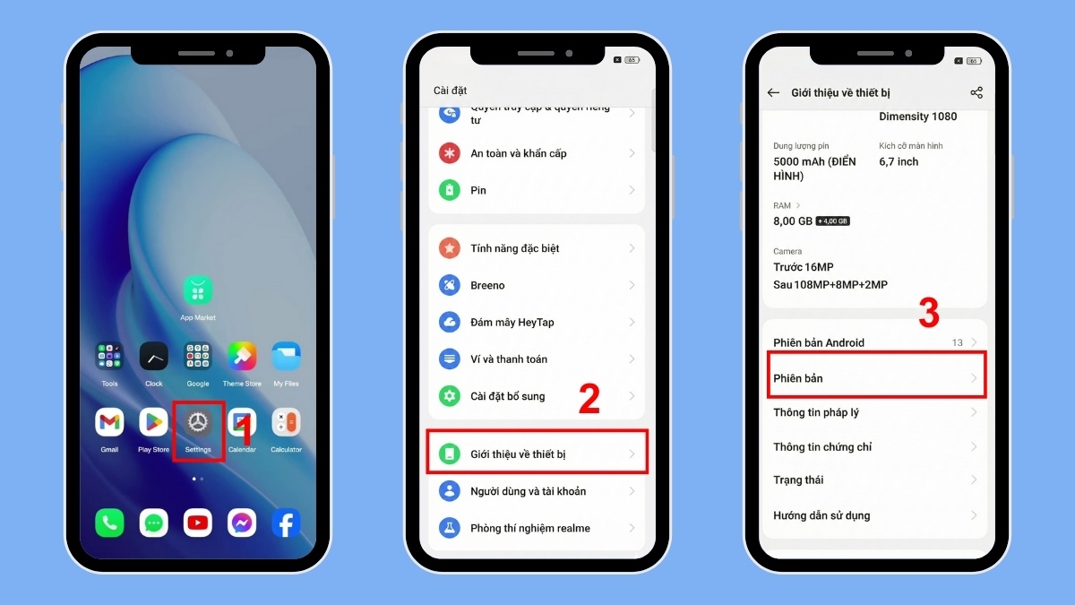 cách xóa app market trên đt realme