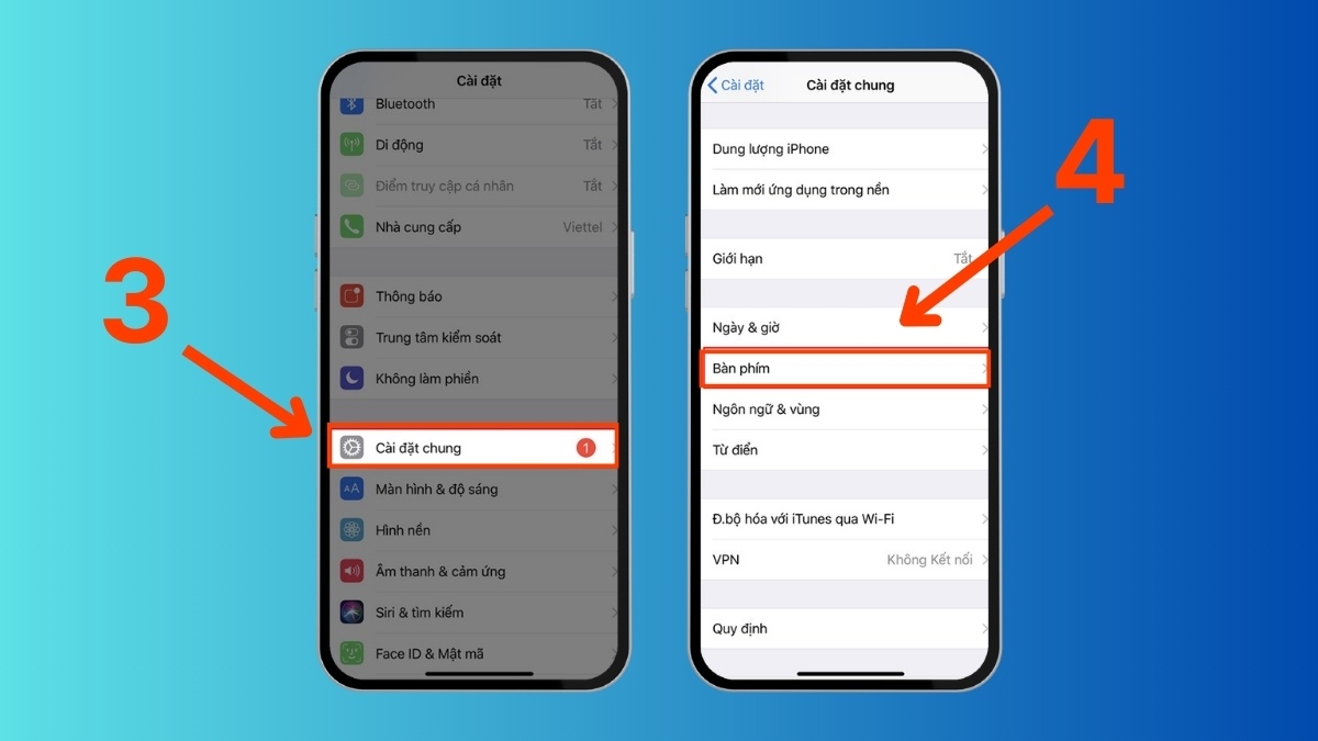 cài đặt bàn phím zalo trên iphone