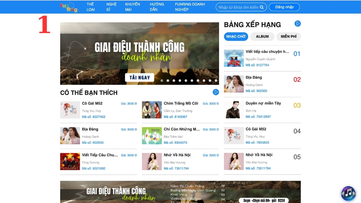 cài nhạc chờ mobifone funring