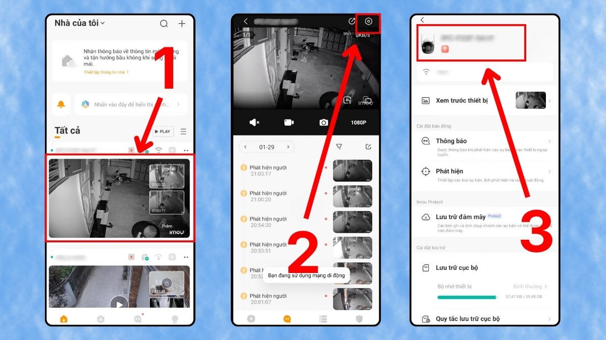 cập nhật camera IMOU