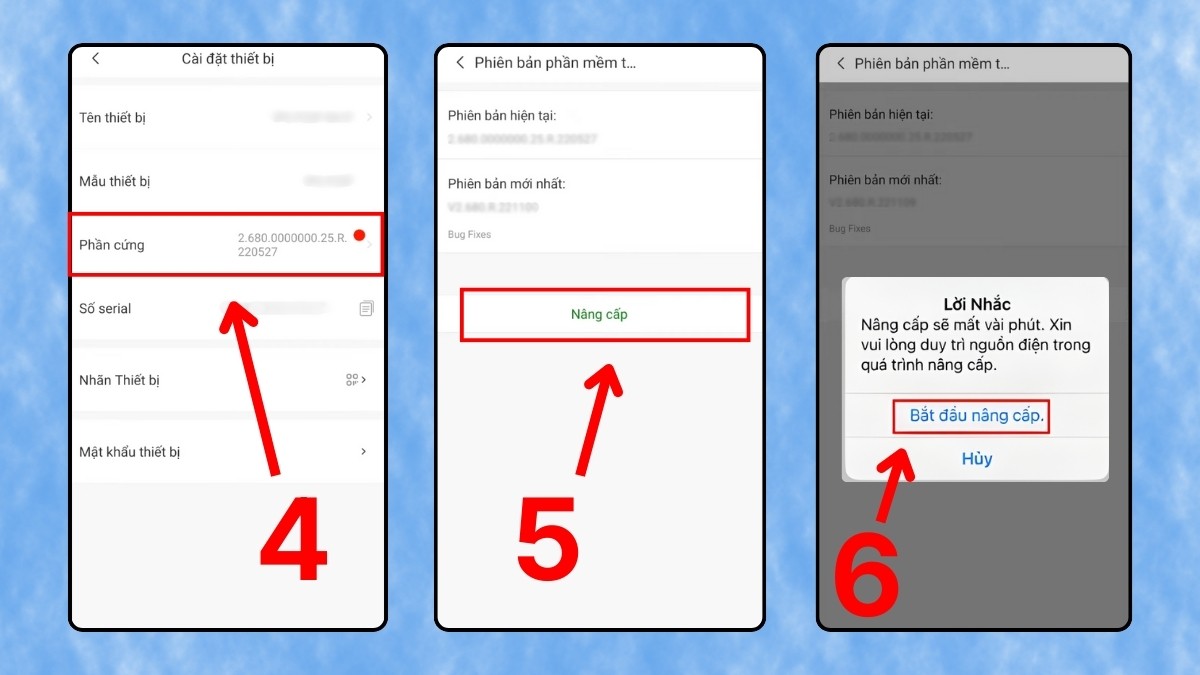 cập nhật firmware