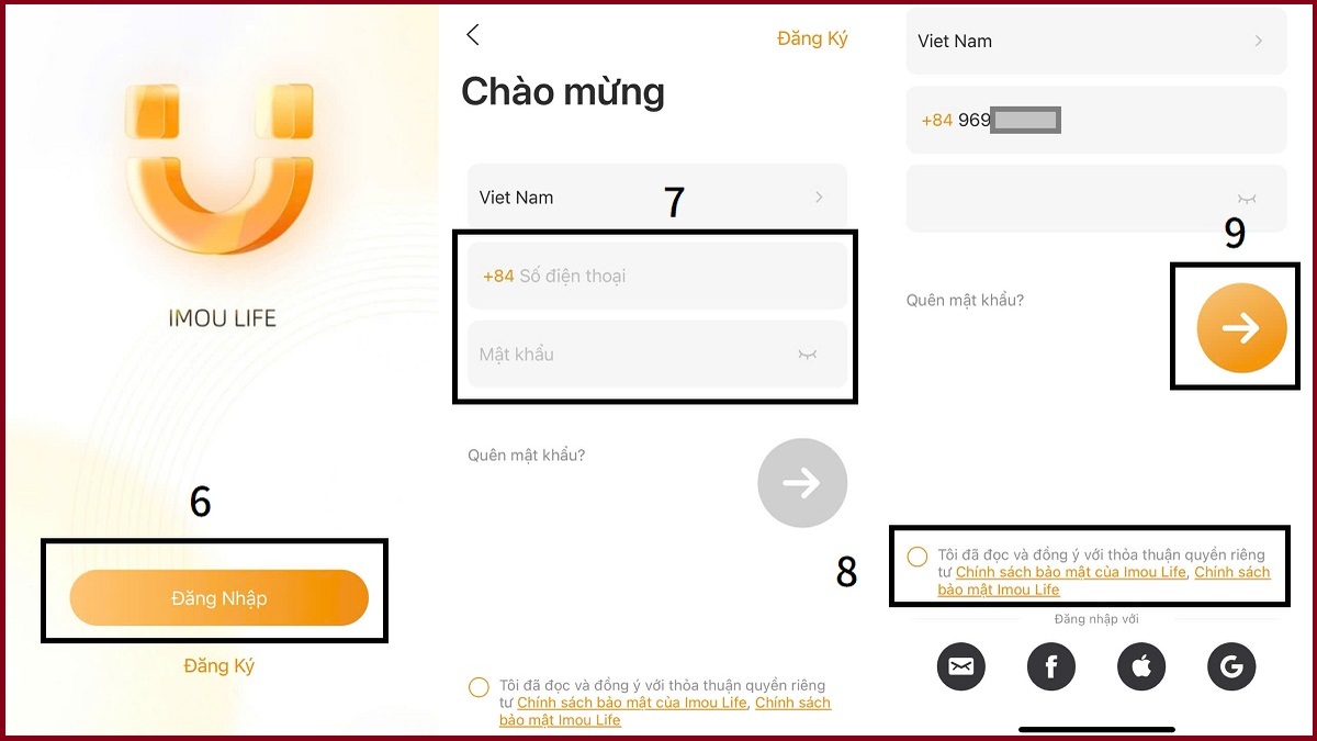 đăng nhập camera imou