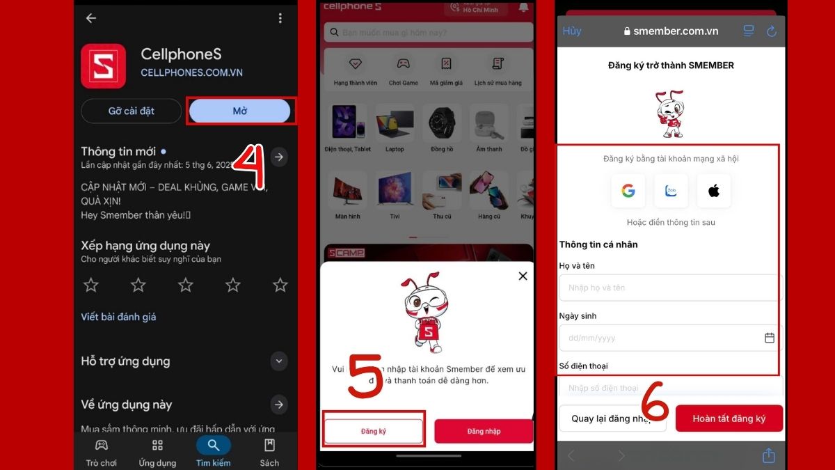 tải app CellphoneS
