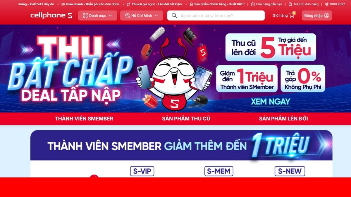 thu cũ đổi mới cellphones