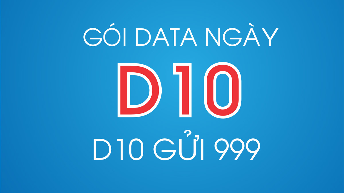 cách đăng kí gói D10 MobiFone