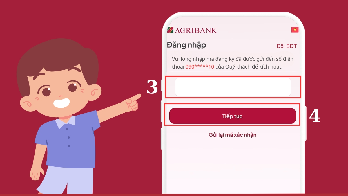 kịch hoạt e mobile banking agribank online