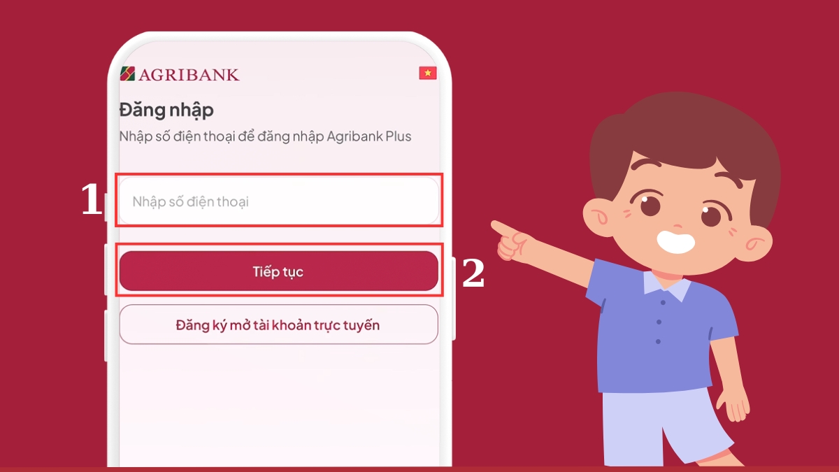 kích hoạt e mobile banking agribank online