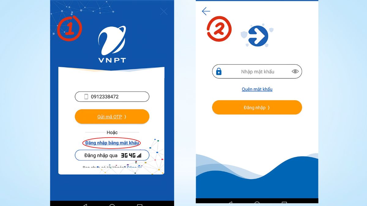 Đăng nhập bằng mật khẩu