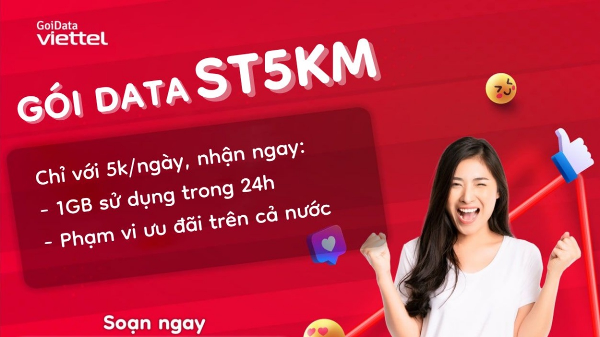gói cước ST5KM Viettel