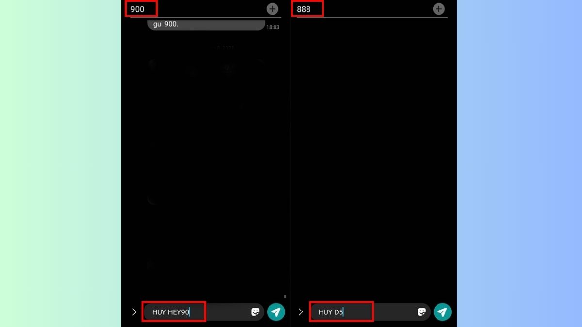 Hủy gói cước 5G VinaPhone qua tin nhắn SMS
