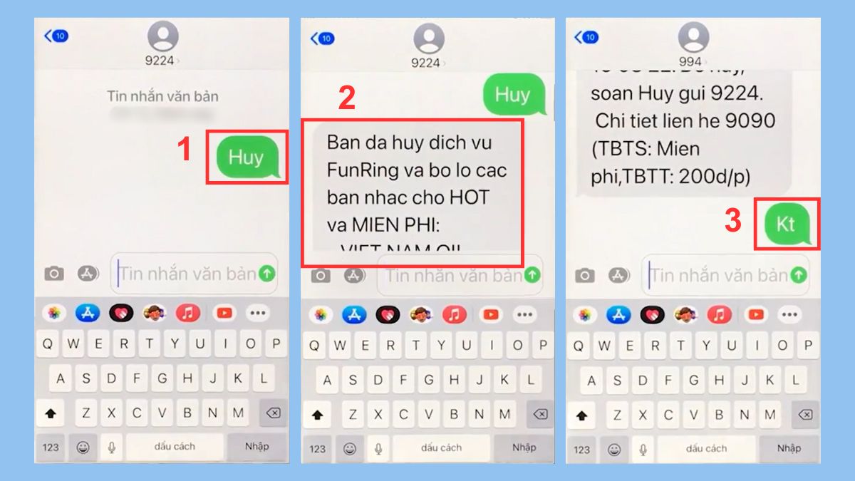 hủy nhạc chờ mobifone