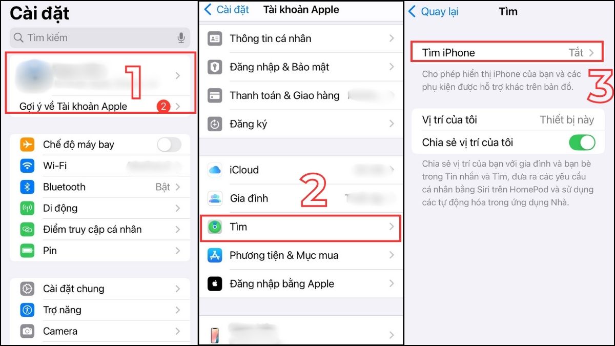 thoát icloud ẩn