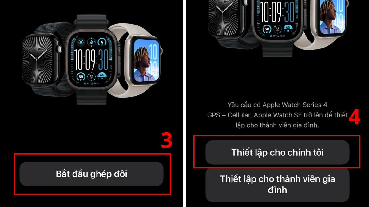 ghép đôi apple watch với điện thoại
