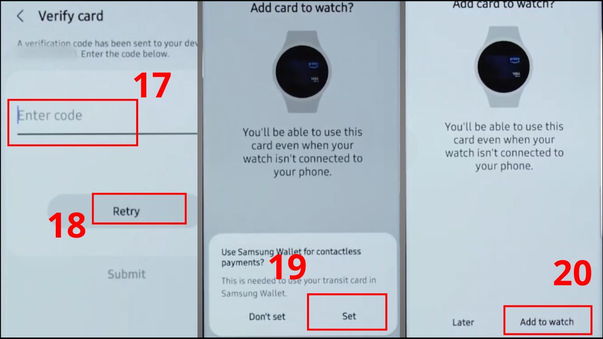 thêm thẻ đồng hồ thông minh với điện thoại