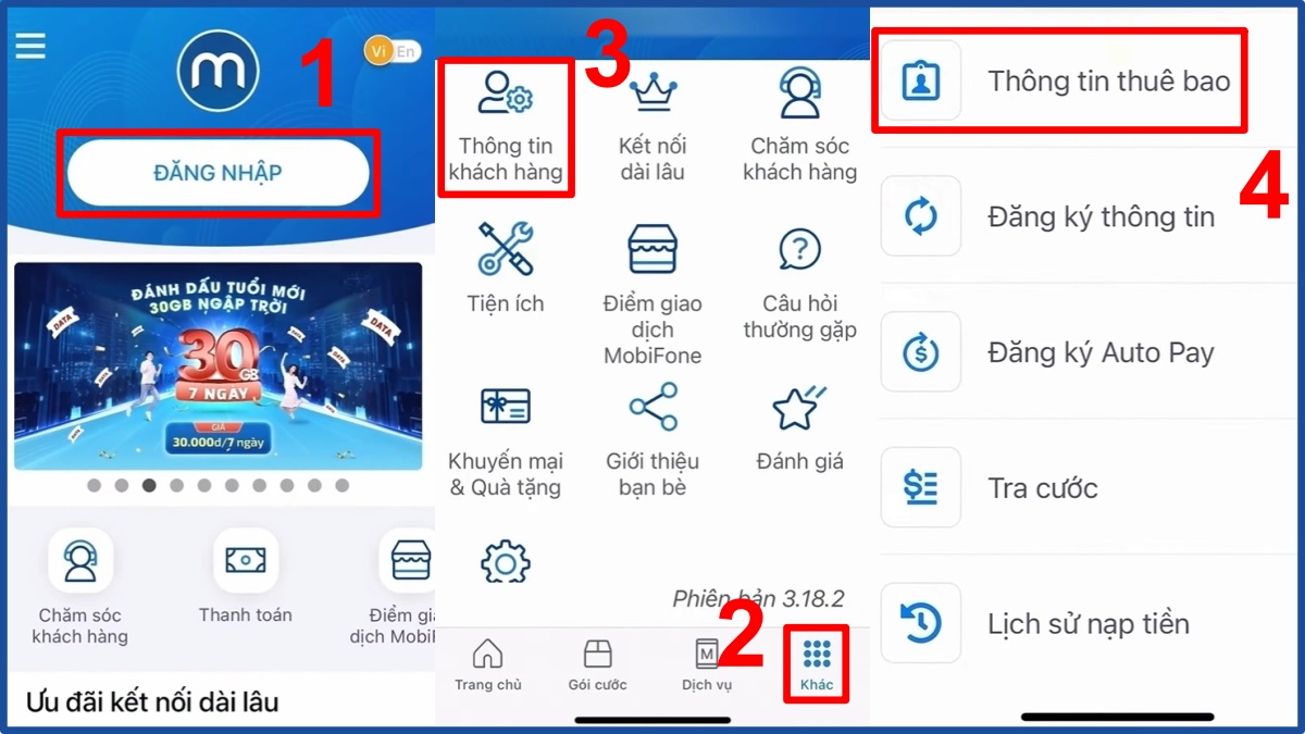 kiểm tra sim chính chủ mobifone