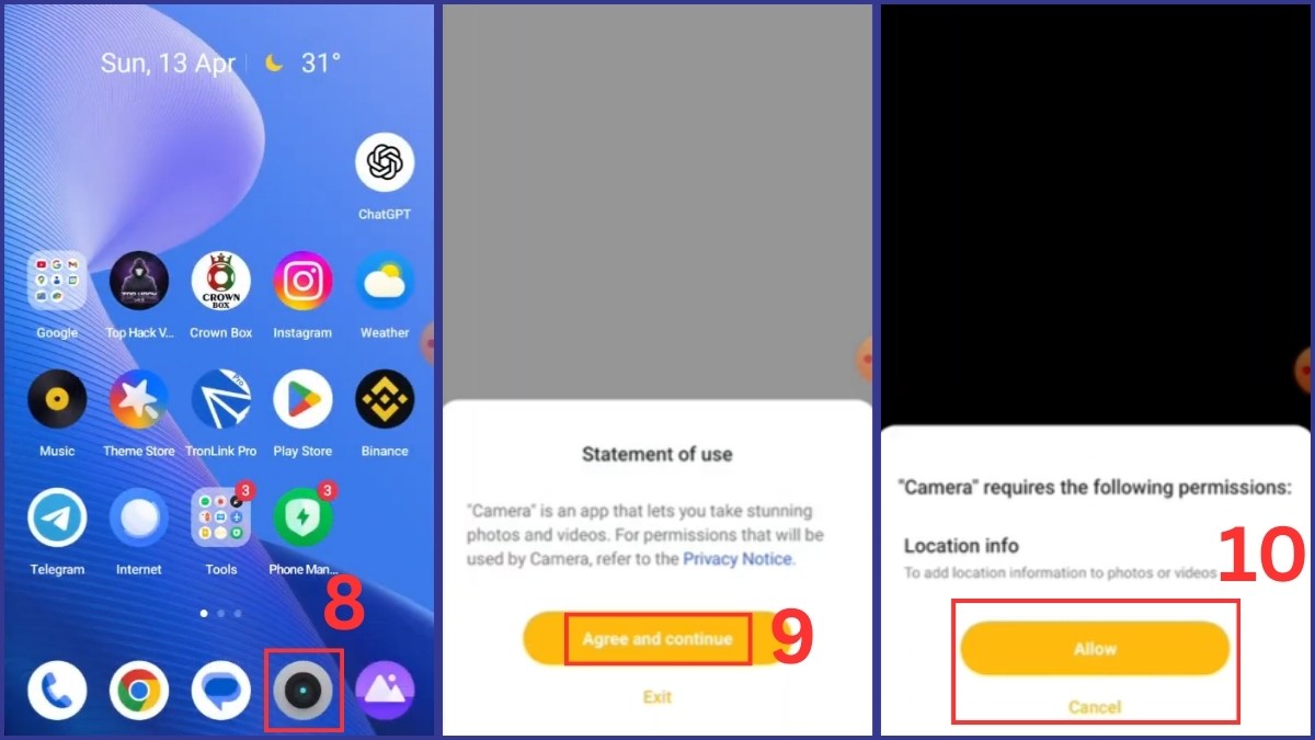 lỗi lưu ảnh vào thẻ nhớ