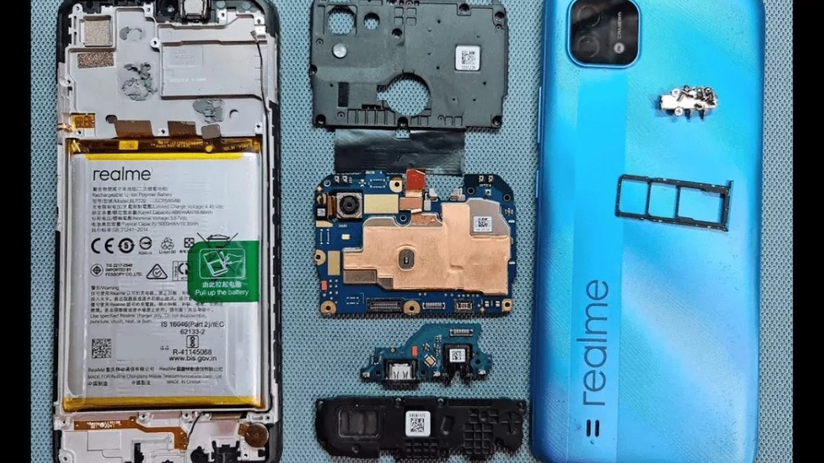 realme sạc không vào