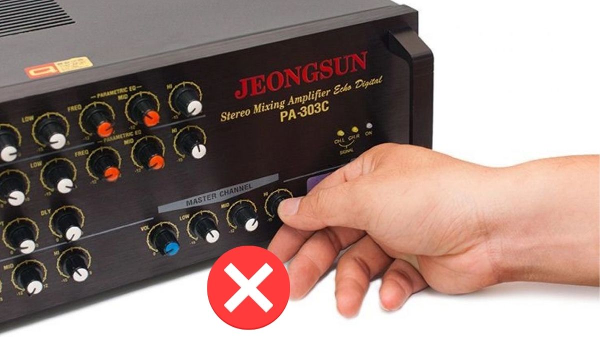 micro không dây bị rè