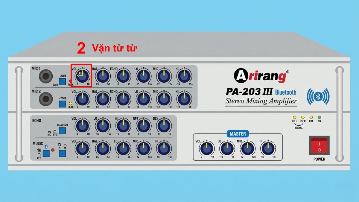 cách chỉnh mic không hút tiếng