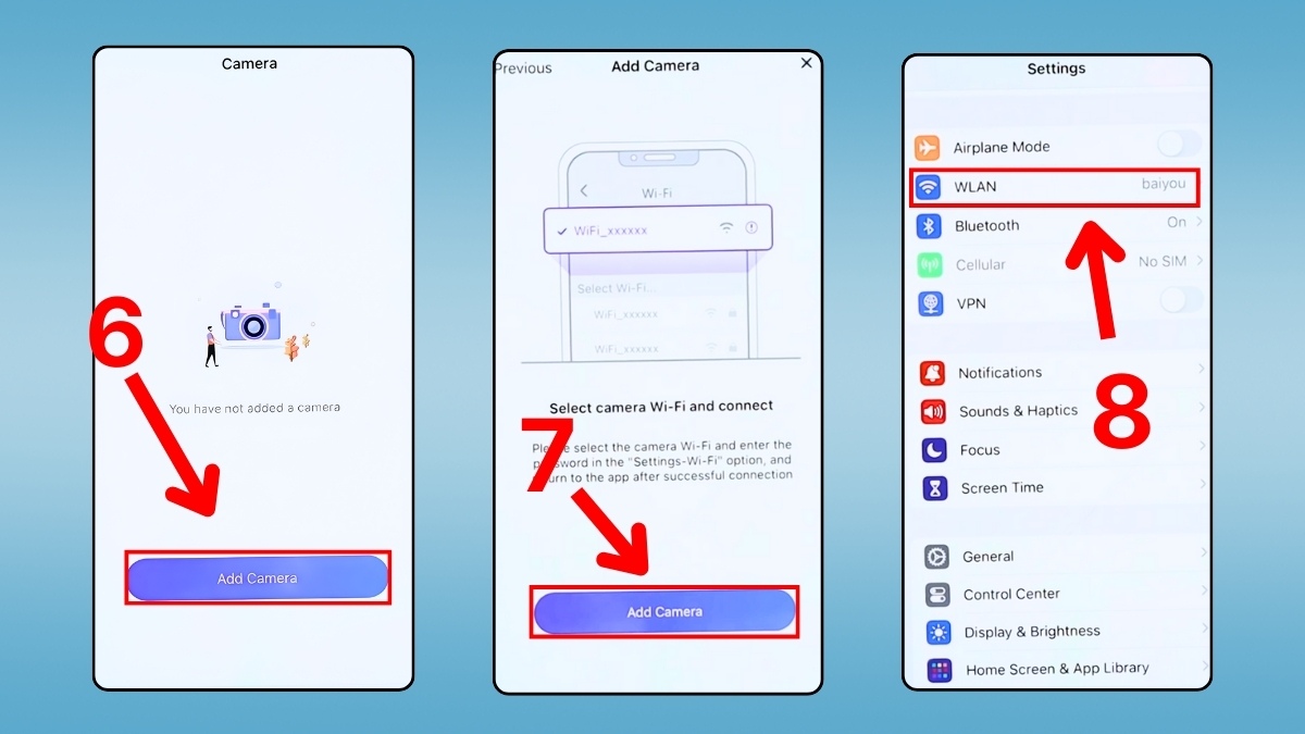 mở cam hành trình ô tô