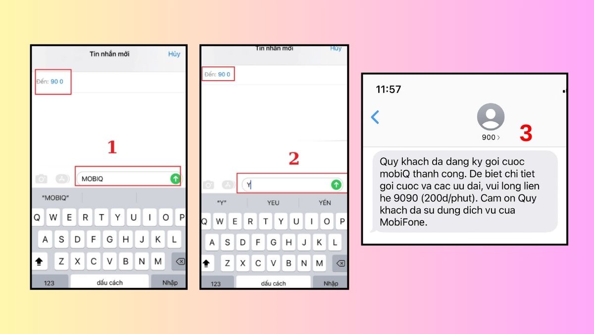 Cách đăng ký gói cước MobiQ