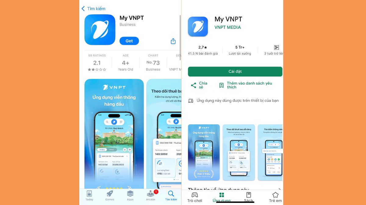 đang ký MultiSIM VinaPhone qua app
