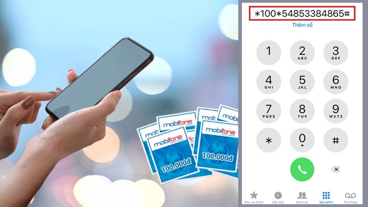 Cách nạp tiền điện thoại Mobi bằng số seri