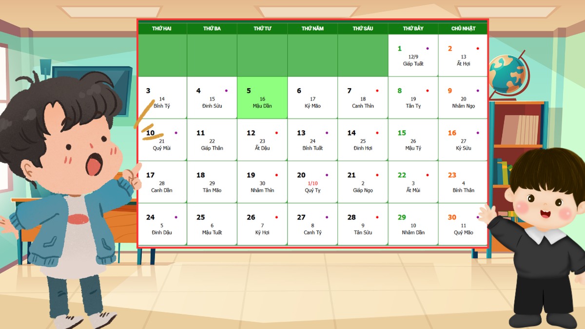 ngày đẹp tháng 11 năm 2025