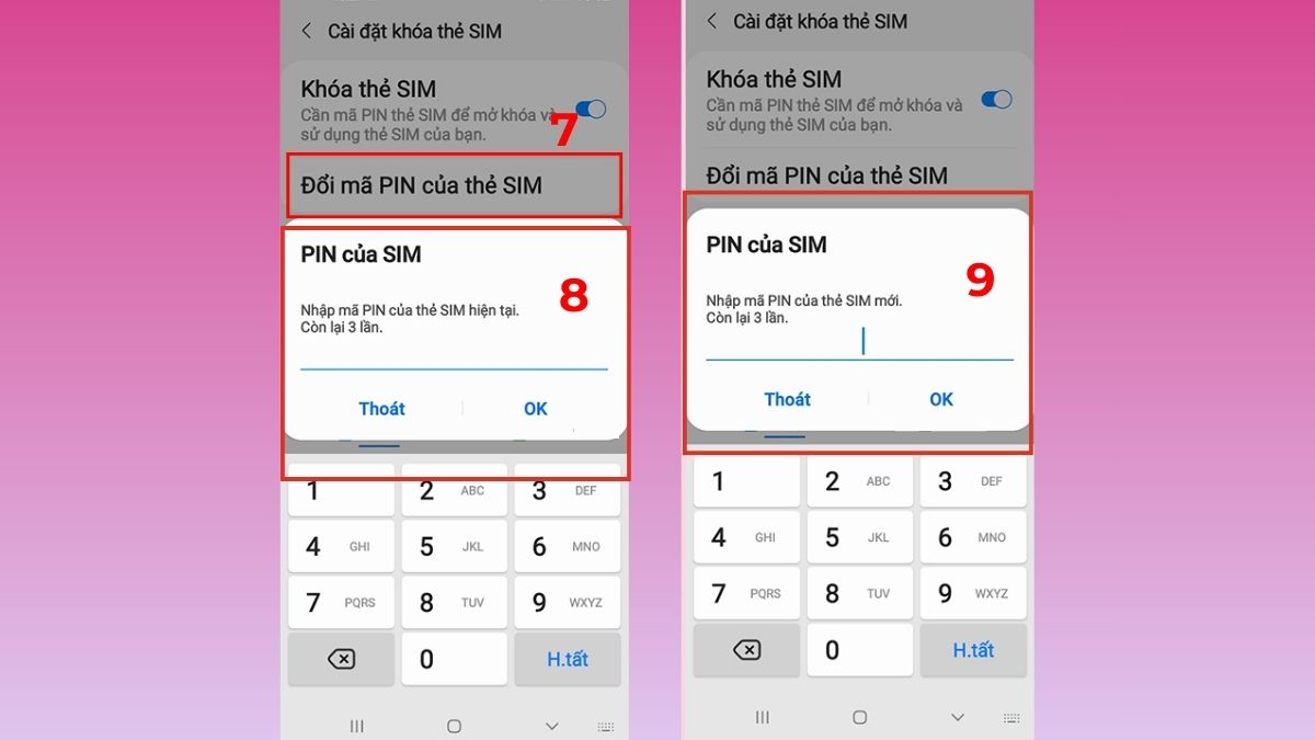 quên mã pin sim điện thoại mobifone