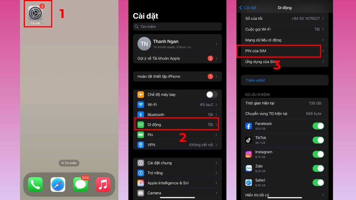 thay đổi mã PIN SIM MobiFone